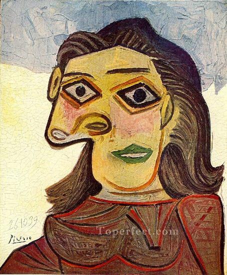 Cabeza Mujer 5 1939 cubista Pablo Picasso Pintura al óleo